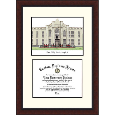NCAA Virginia Military Institute Legacy Scholar Diploma Picture Frame