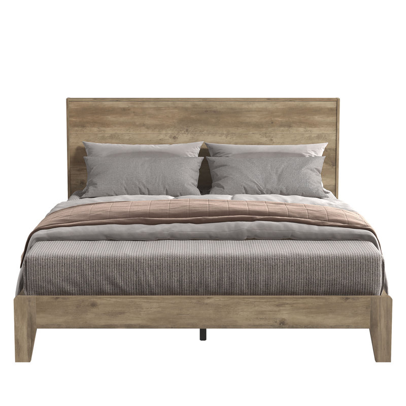 Beretta 3 Piece Bedroom Set, Dusty Gray Oak, Queen