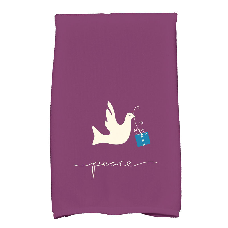 Springville Tea Towel Kitchen Towel, Purple