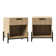 Ridvan 1-Drawer Nightstands with Open Cubby