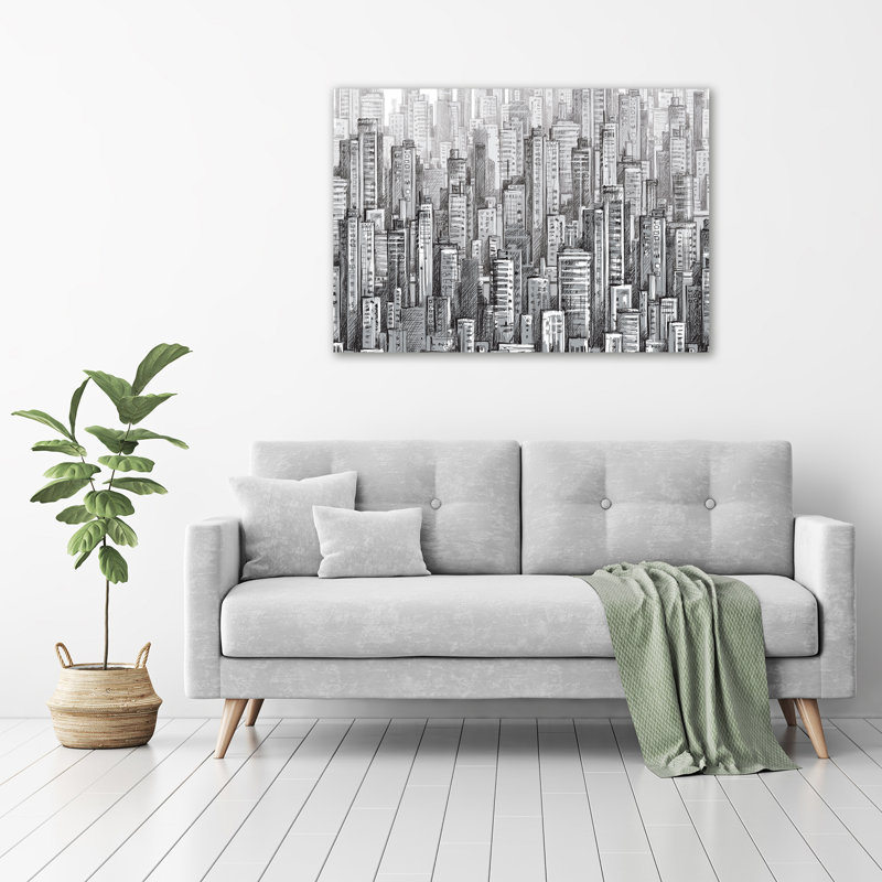 Skyscrapers - Wrapped Canvas Print