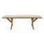 Klara Polyester Upholstered Bench