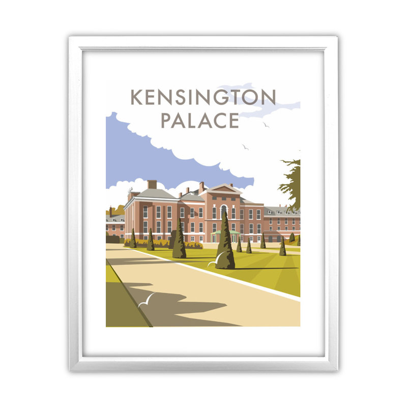 Dave Thompson - Single Picture Frame Print, White