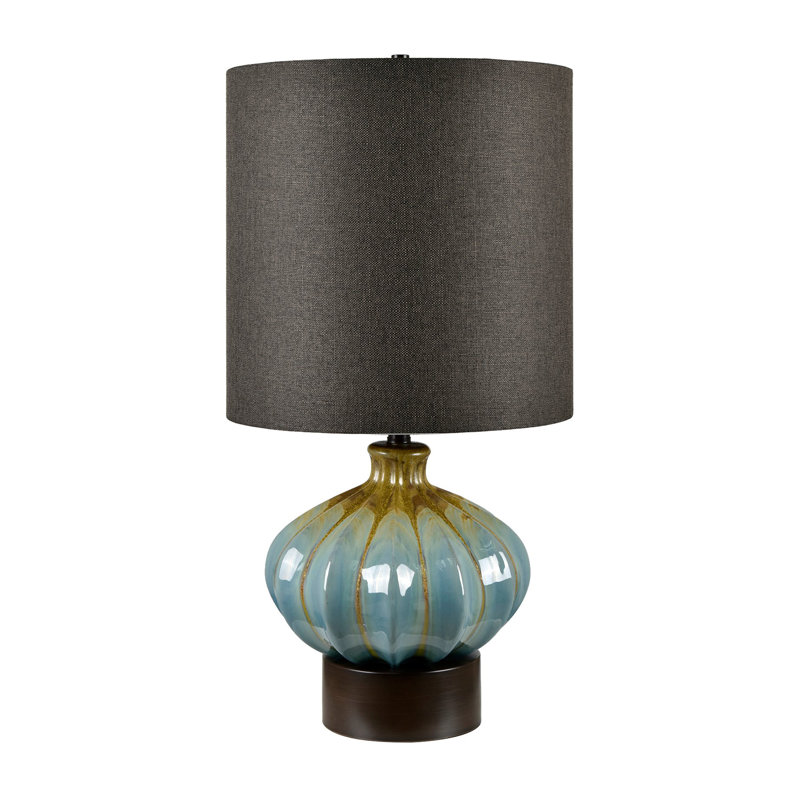 29.5"H Ceramic Table Lamp With Linen Shade