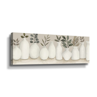 " Ivory Vases In A Row "