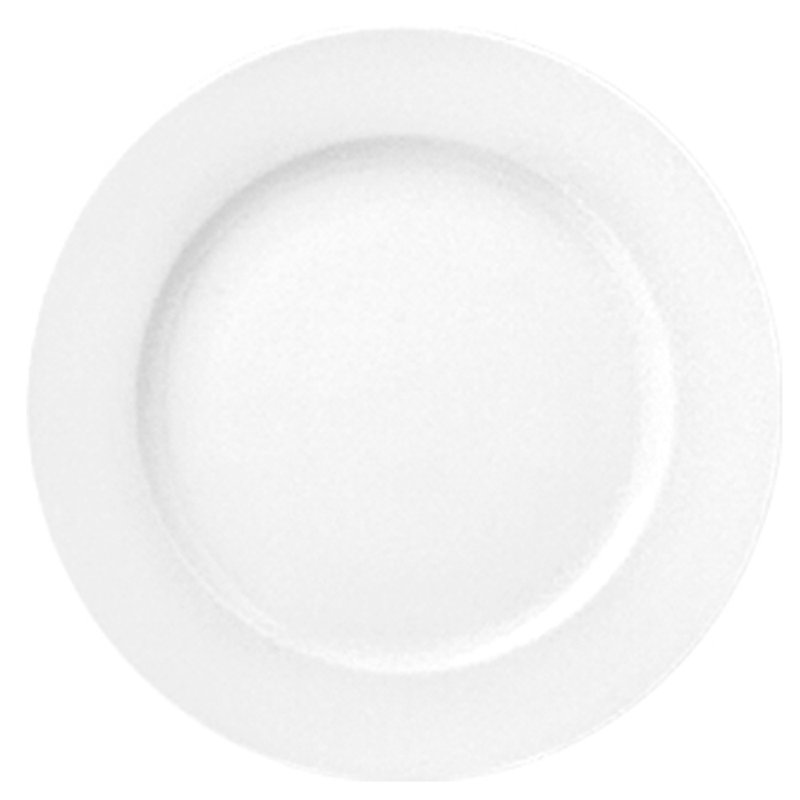 Assiette plate européenne 10,5 po