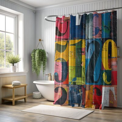 Zippy Blend - Premium Shower Curtain