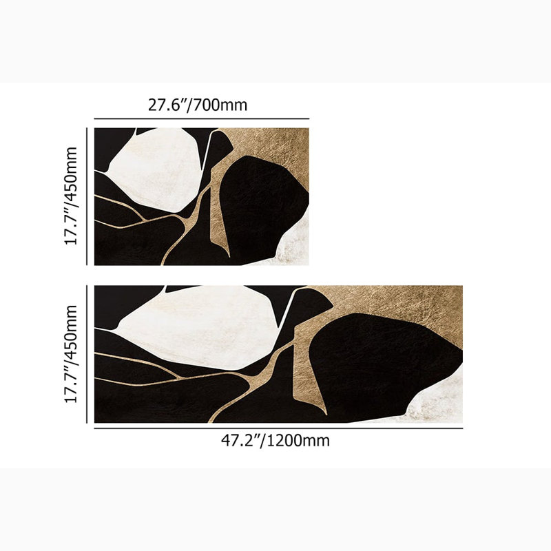 Ensemble de tapis de cuisine 2 pièces