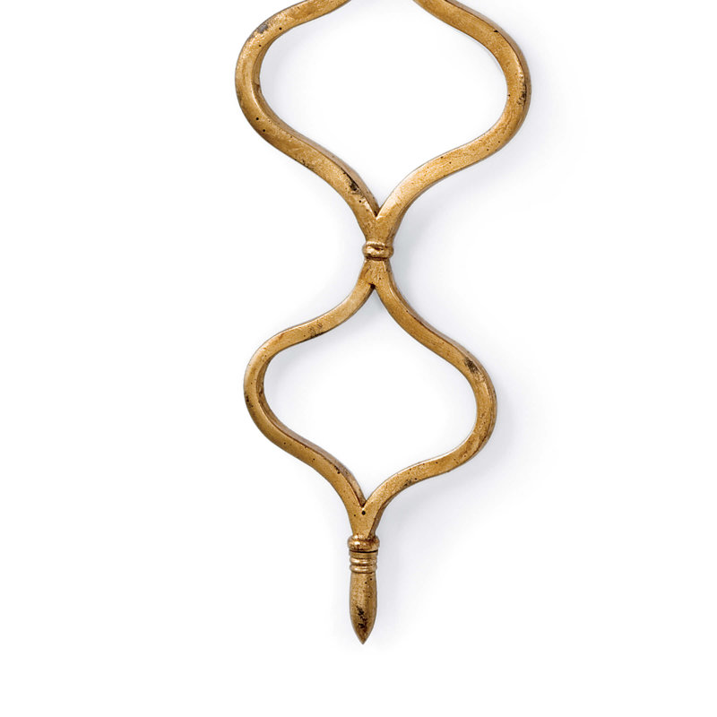 Sinuous Sconce, Gold Leaf
