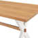 Chelsea 72" Wide Farmhouse Style Table With Crossed Legs Rectangular Dining Table with Two Benches