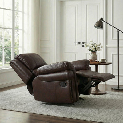 Rivet rétro 39 po - Fauteuil inclinable manuel garni