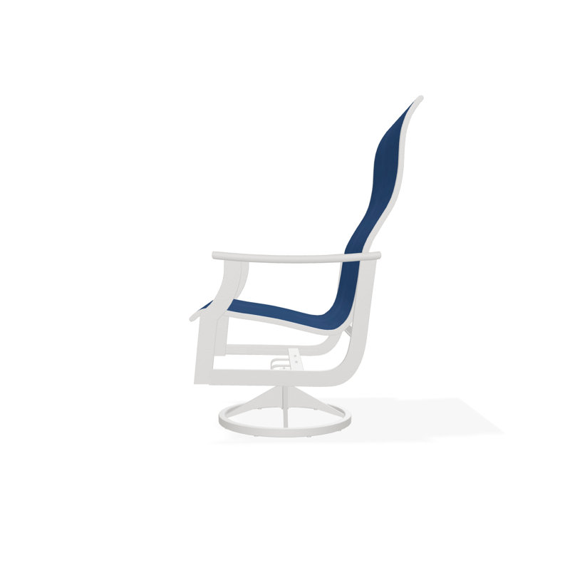 St. Catherine Polymer Outdoor Lounge Chair, Snow, White 6D Sunbrella®