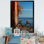 Cobalt cruiser bicyclette sur toile