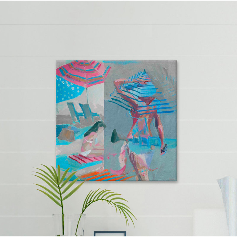 Parvez Taj - Wrapped Canvas Painting, 45cm H x 45cm W