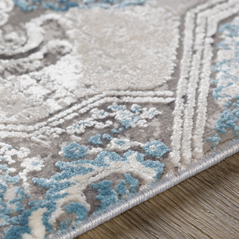 Viscose Oriental Indoor Rug, Runner 3' x 8'