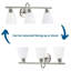 Éclairage pour meuble-lavabo à intensité variable Hollymead-1089867143