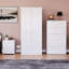 Oslo 3 Piece Bedroom Set (2 Drawer Bedside Chest, 5 Drawer Chest, 2 Door 2 Drawer Wardrobe), (100% FSC)-2091295229