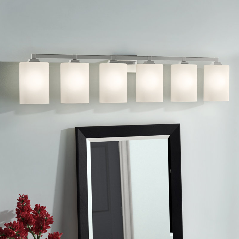 Éclairage pour meuble-lavabo 6 lumières Casson, Chrome poli