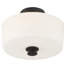 Plafonnier semi-encastré 2 lumières 12,5 po Nula-48425250