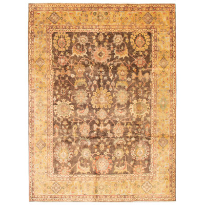 Tapis crème / brun foncé / bleu clair / gris clair Royal Mahal