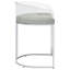 Tabourets gris et chromés (ensemble de 2)-700626051