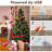 Christmas Tree Topper, 9" Lighted Christmas Tree Topper Star KBG LED 20 Light Modes Colour Changing USB Powered With Versatile Remote Controller For Xmas Decorations