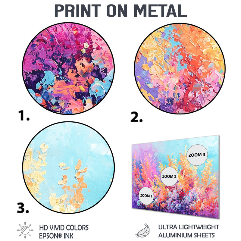 Coral Reef Fish Paradise VI - décoration murale animaux en métal, impression corail, H 12 po x l 20 po