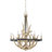 Atria 6 - Light Antler Dimmable Empire Chandelier
