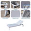 80,7 po L 23,6 po P 29,8 po Chaise longue d'extérieur H avec coussin gris foncé-1022011711-1022011708