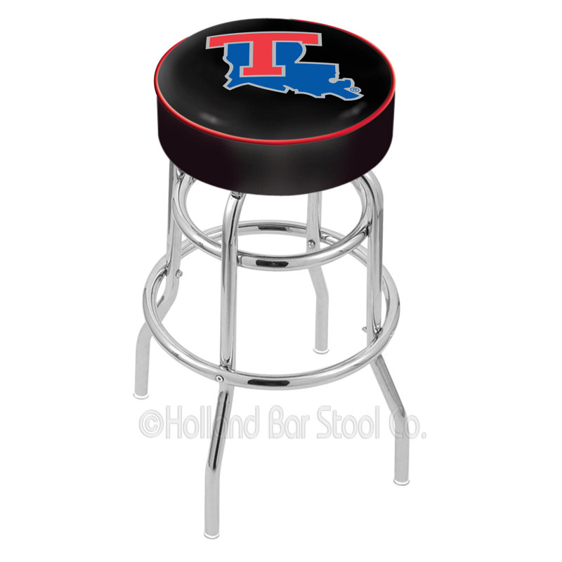 NCAA Swivel Bar & Counter Stool, Counter Stool (25" Seat Height), Louisiana Tech