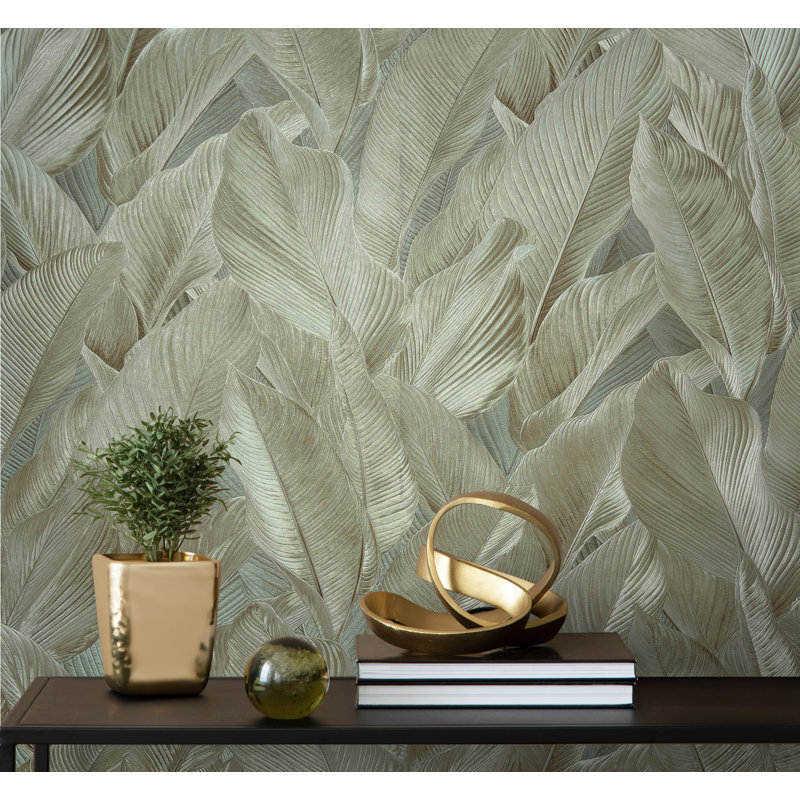 Gianni 10m x 53cm Wallpaper Roll, Green