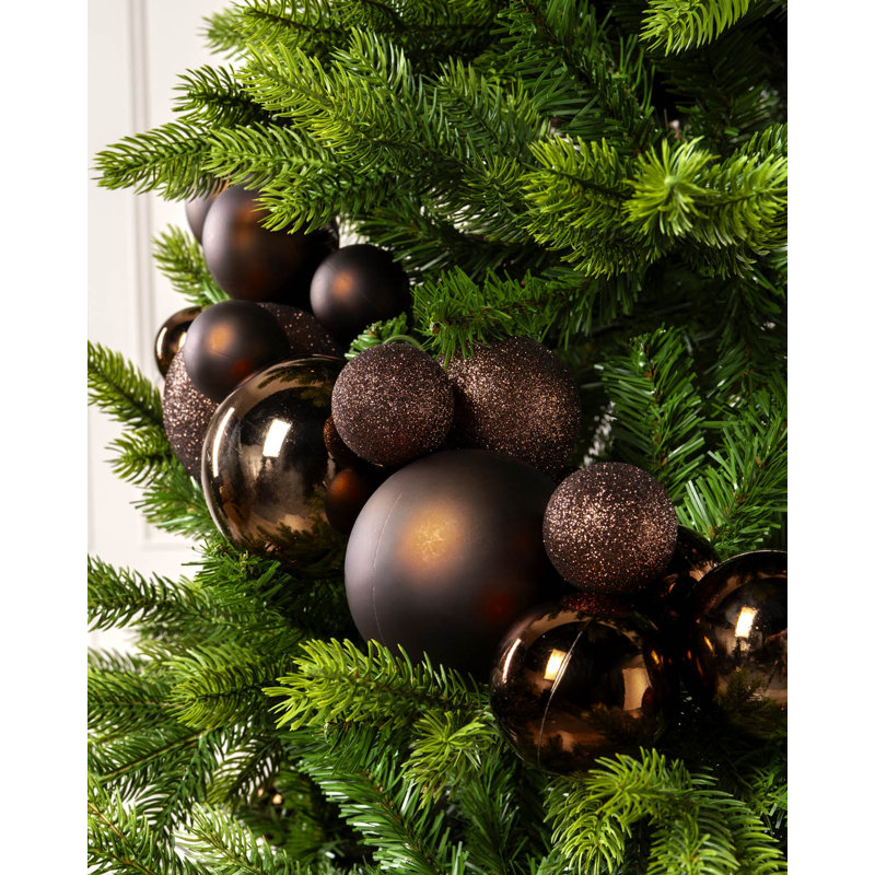 279.9cm Faux Garland, Espresso