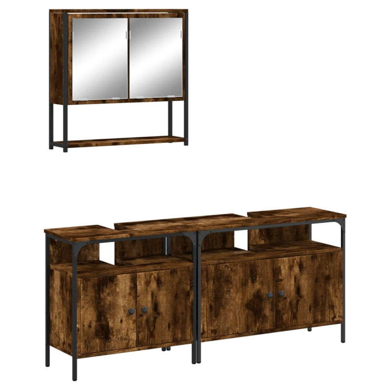 Spaeth Bathroom Furniture Suite, Smoked Oak