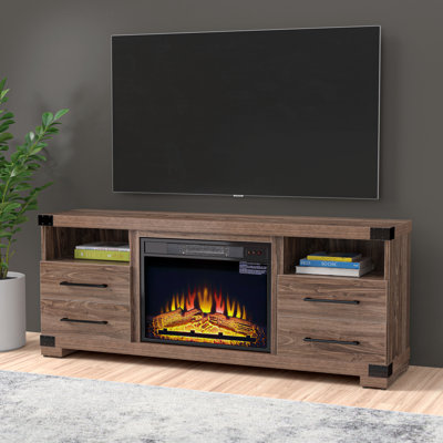 Meuble télé Richmond de 60 po avec 4 tablettes et 2 tiroirs Richmond