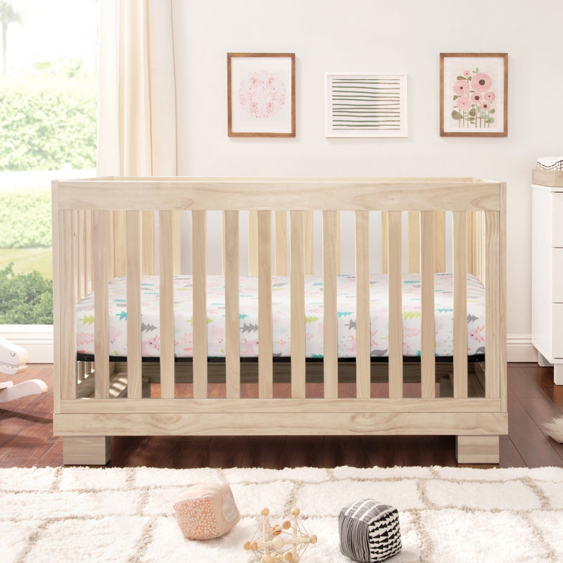 Modo 3-in-1 Convertible Crib, Washed Natural