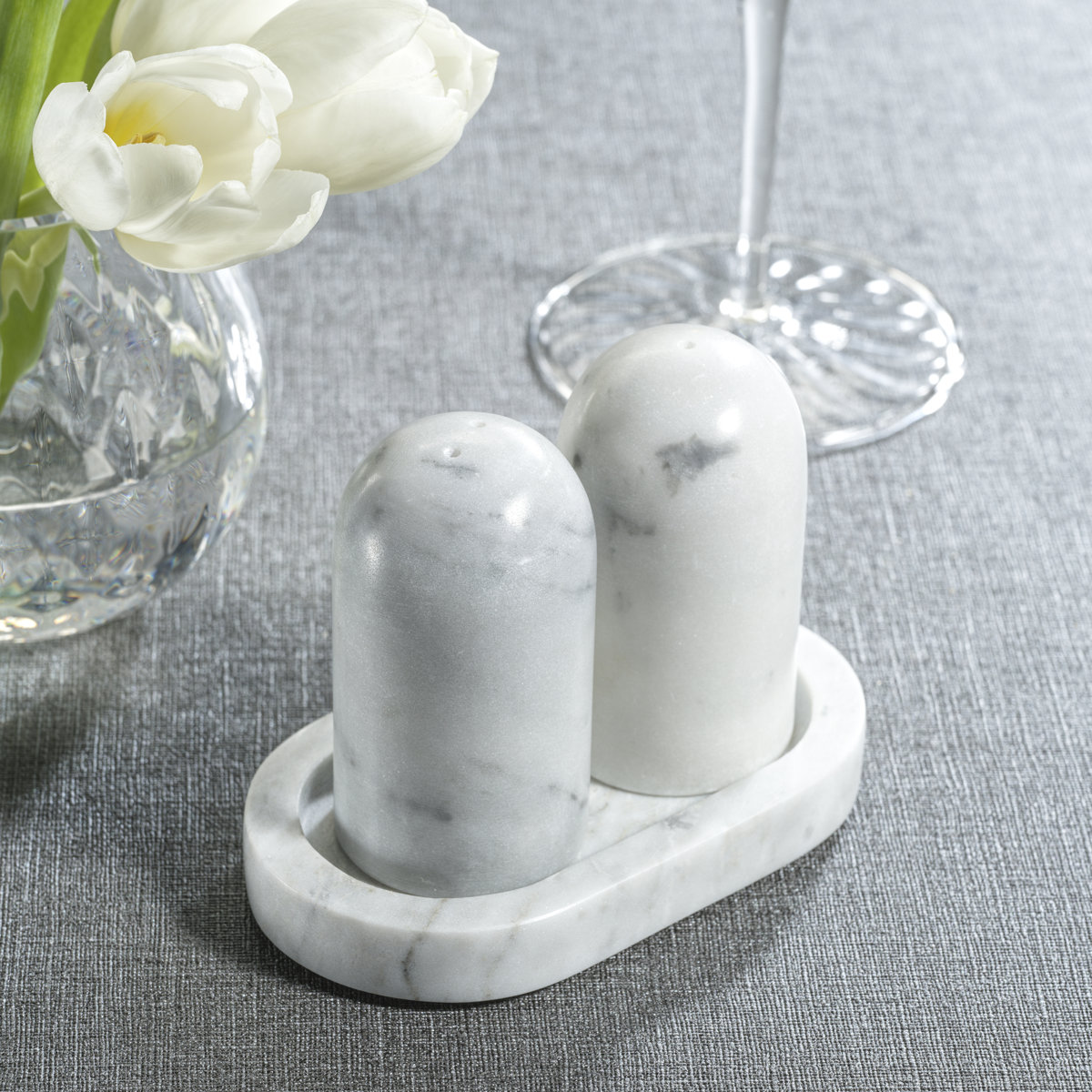 Zodax Marmora Salt and Pepper Shaker - Thumbnail 2