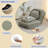 Human Dog Bed ,Lazy Haloa Couch ,5 Adjustable Position,Sit,Sleep,Fold,Suit To Put In Bedroom, Living Room ,Space Saving Design-1073383792