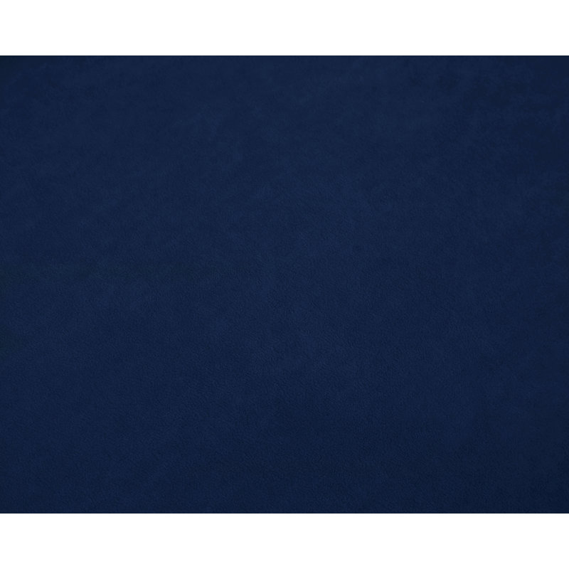 Cozy 119" Wide Velvet Modular Sofa & Chaise with Ottoman, Navy Velvet