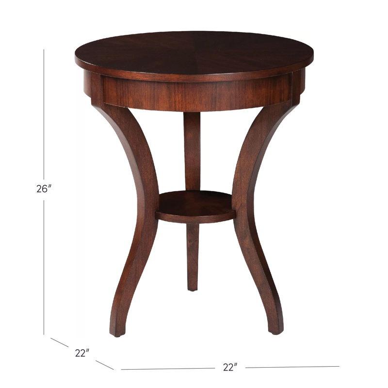Belmont Solid Wood Top End Table