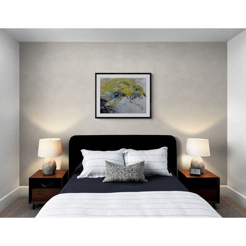 Abstract 887130 Print by Pol Ledent, Black Framed Paper, 24" H x 30" W