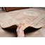 Tapis turc antique en laine brun pâle pour décoration de grande chambre à coucher et tapis fait à la main