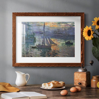 " Sunrise At Sea By Monet "