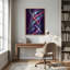 Art mural sur toile, rubans néon-449019081