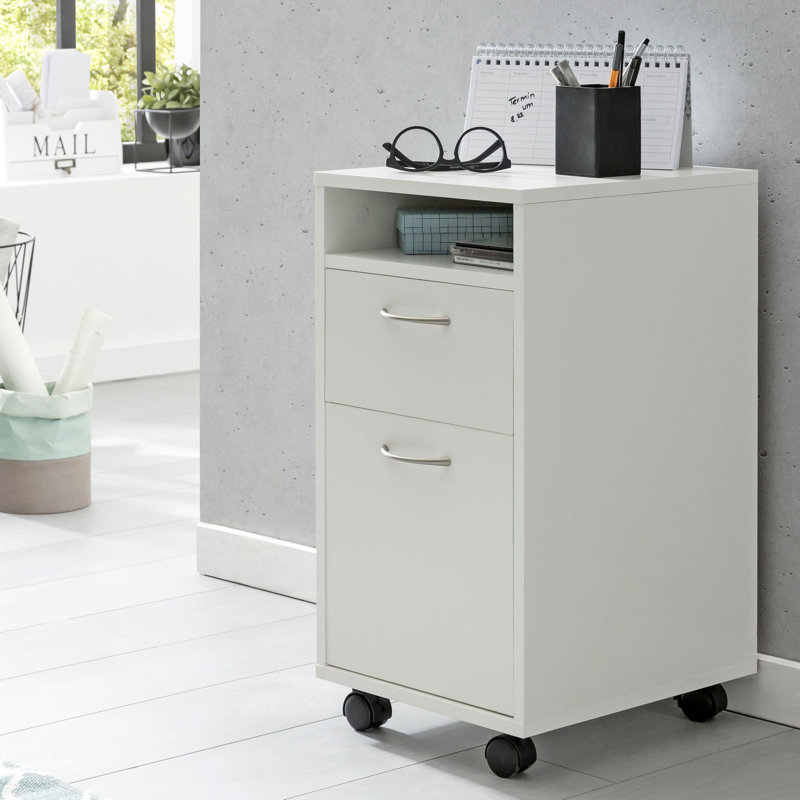 33 cm W 1 -Drawer Filing Cabinet, White