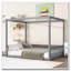 Lit en bois d'hévéa avec clôture Canopy-423327797