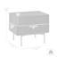2 Drawer Nightstand