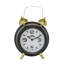 Horloge traditionnelle en acier inoxydable noir-1240237359