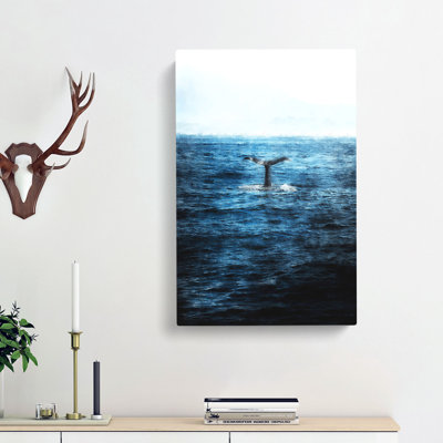 Blue Whale - Wrapped Canvas