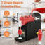 Machine à barbe à papa Erivess 88 oz pour la maison, machine à glaçons auto-nettoyante sans machine à glaçons, machine à glaçons et à smoothie pour margaritas, frappés et cocktails congelés