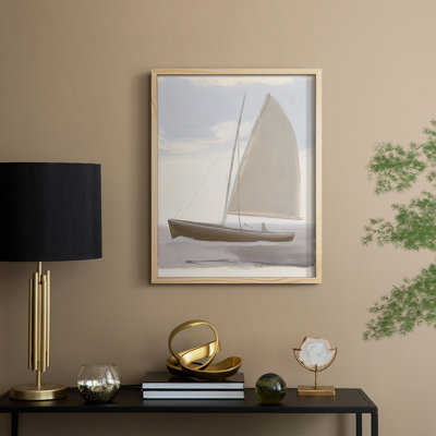 NAUTICAL Series CLXXVI Framed Print - Solid Wood
